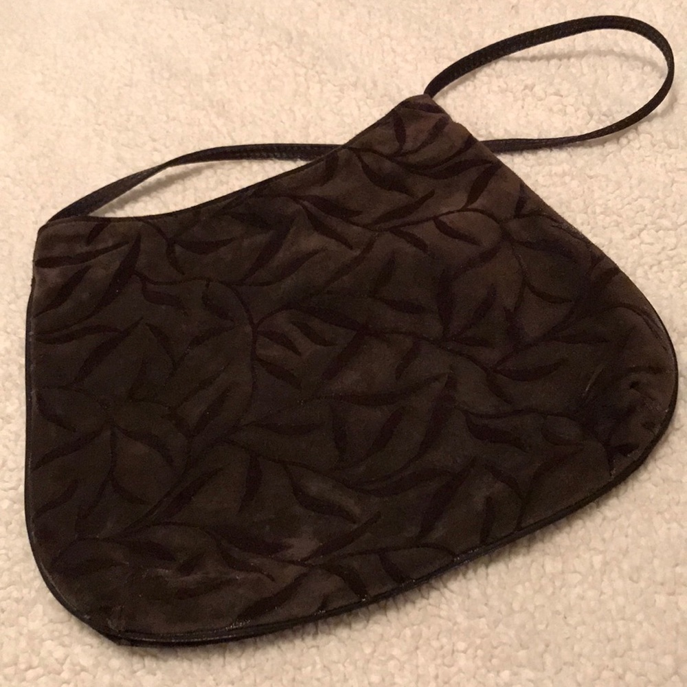 Maxx New York Brown Suede Crossbody